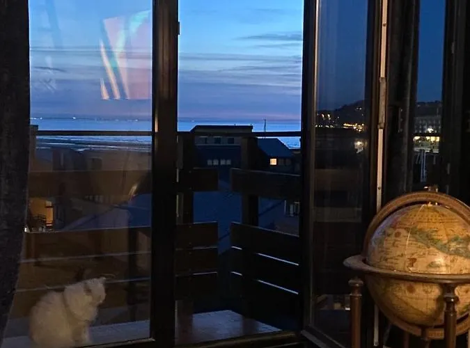 Appartement Mezzanine La Vie En Bleu- Vue Deauville